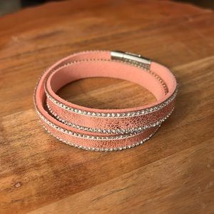NWOT Leather Wrap Bracelet